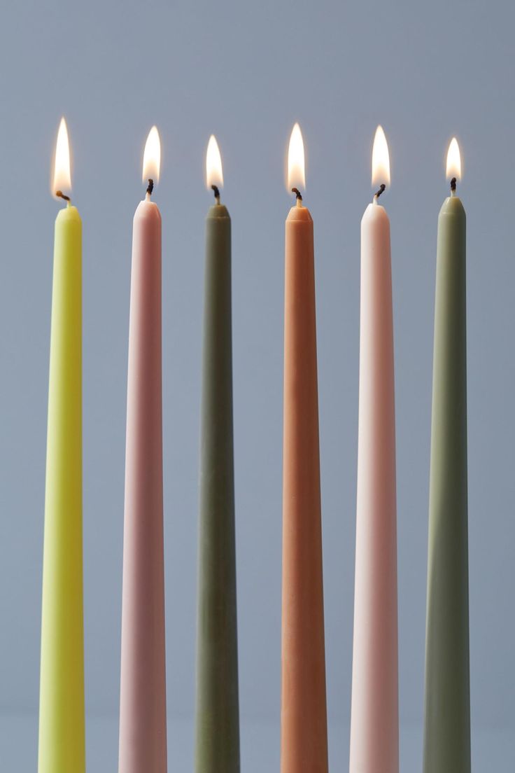 Complete Combo Pack – 6 Taper Candles With 3 Metal Stands