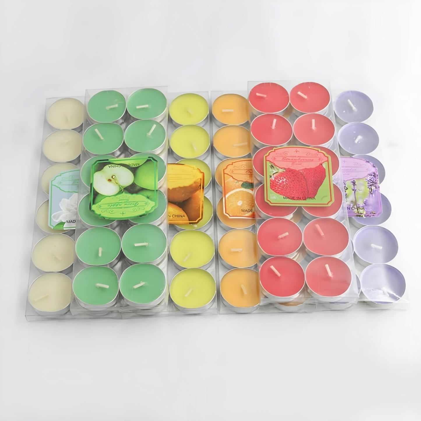 12 Scented Tealight Candles - 4-Hour Burn Time for a Cozy, Inviting Atmospher