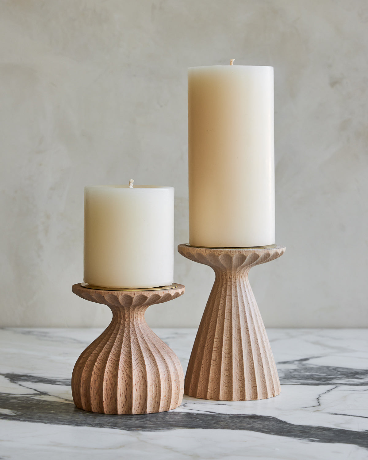 Luxury Handmade Pillar Candle - Premium Decor & Gift Set (2.5 x 3) (2.5 x 5)